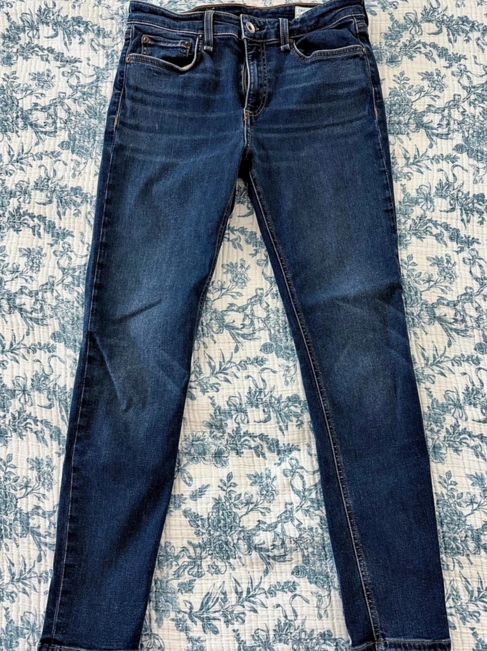 rag & bone Skinny Jeans Straight Leg Jeans Waist 28 in Blue Like New